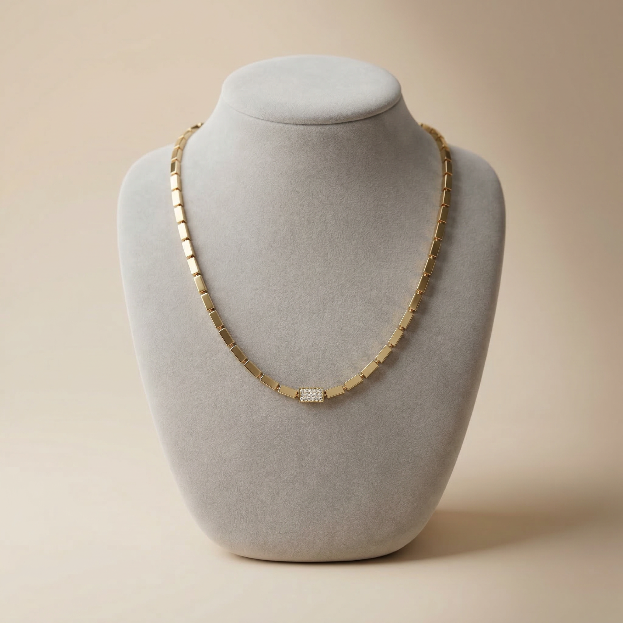 Vellum Handmade Diamond Gold Piece