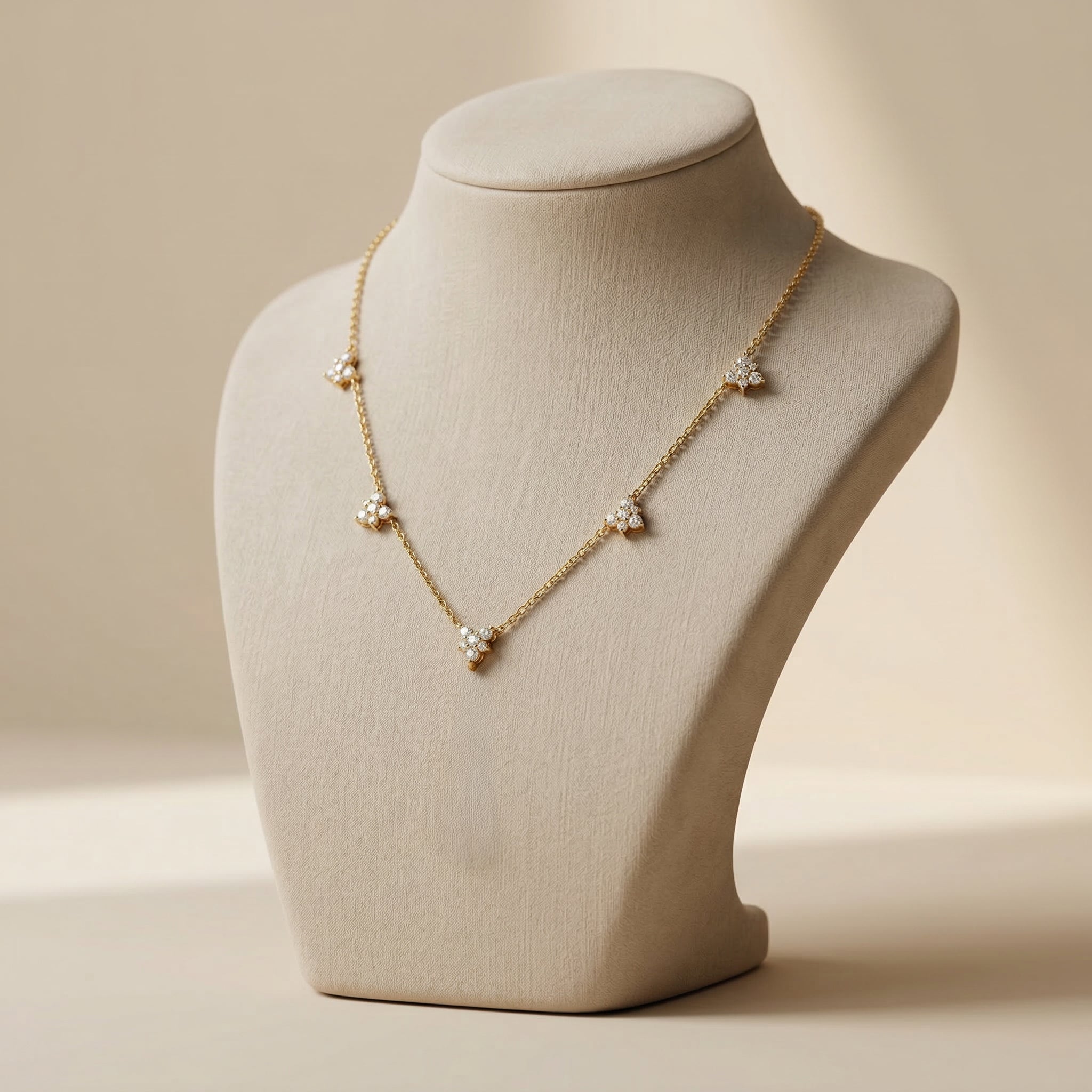 Floris Zircon Chain Necklace