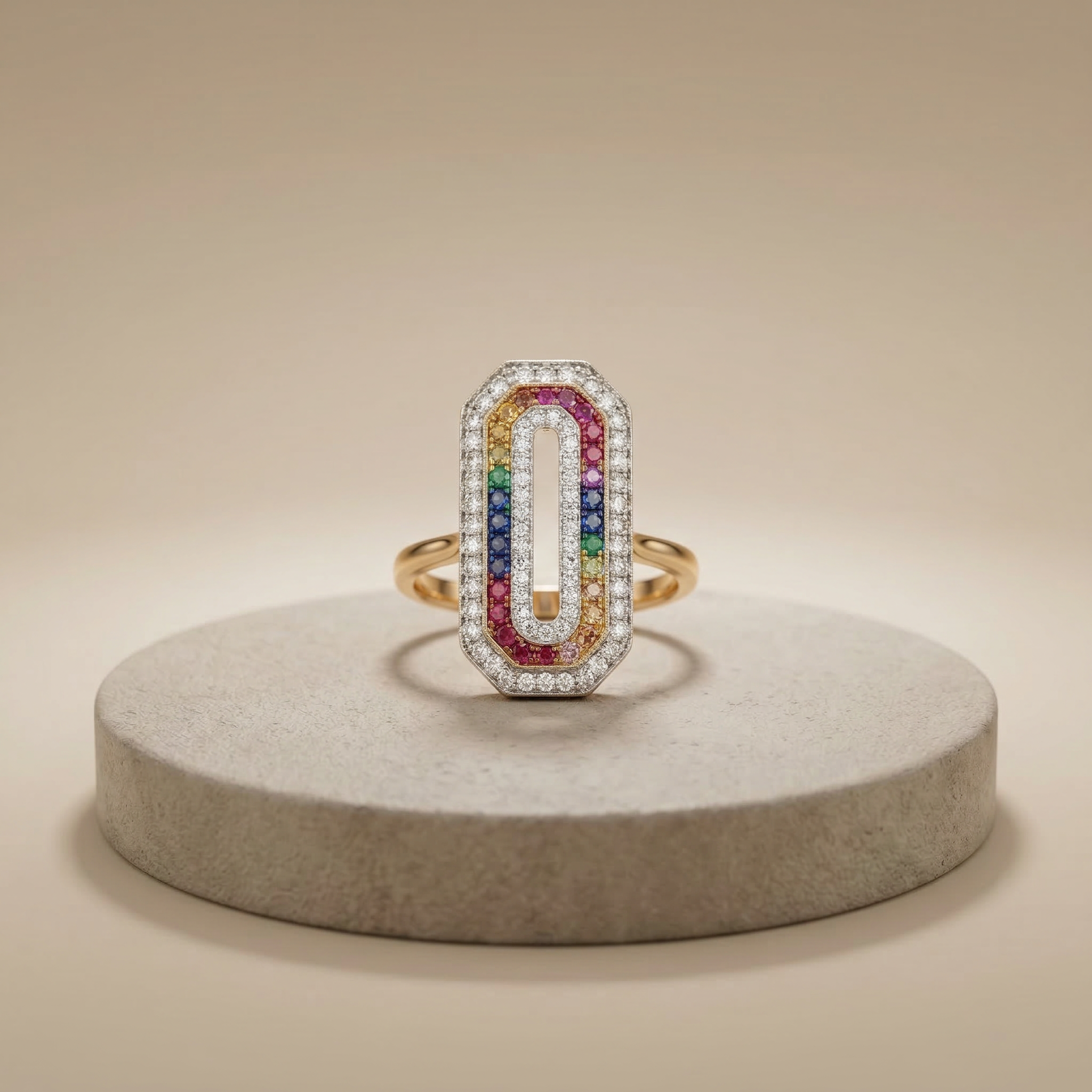 Prismara Sapphire Diamond Ring