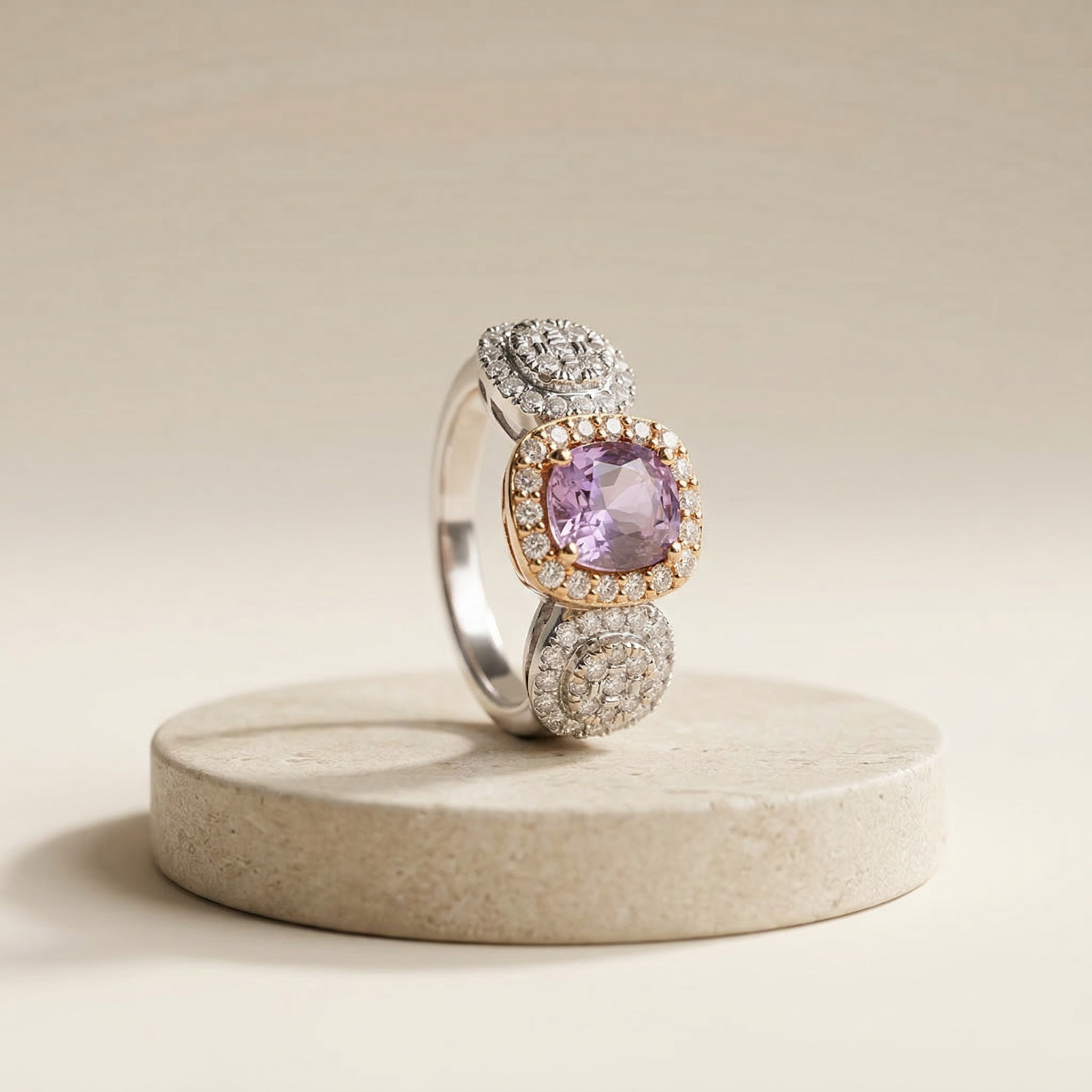 Celestia Pink Diamond Ring