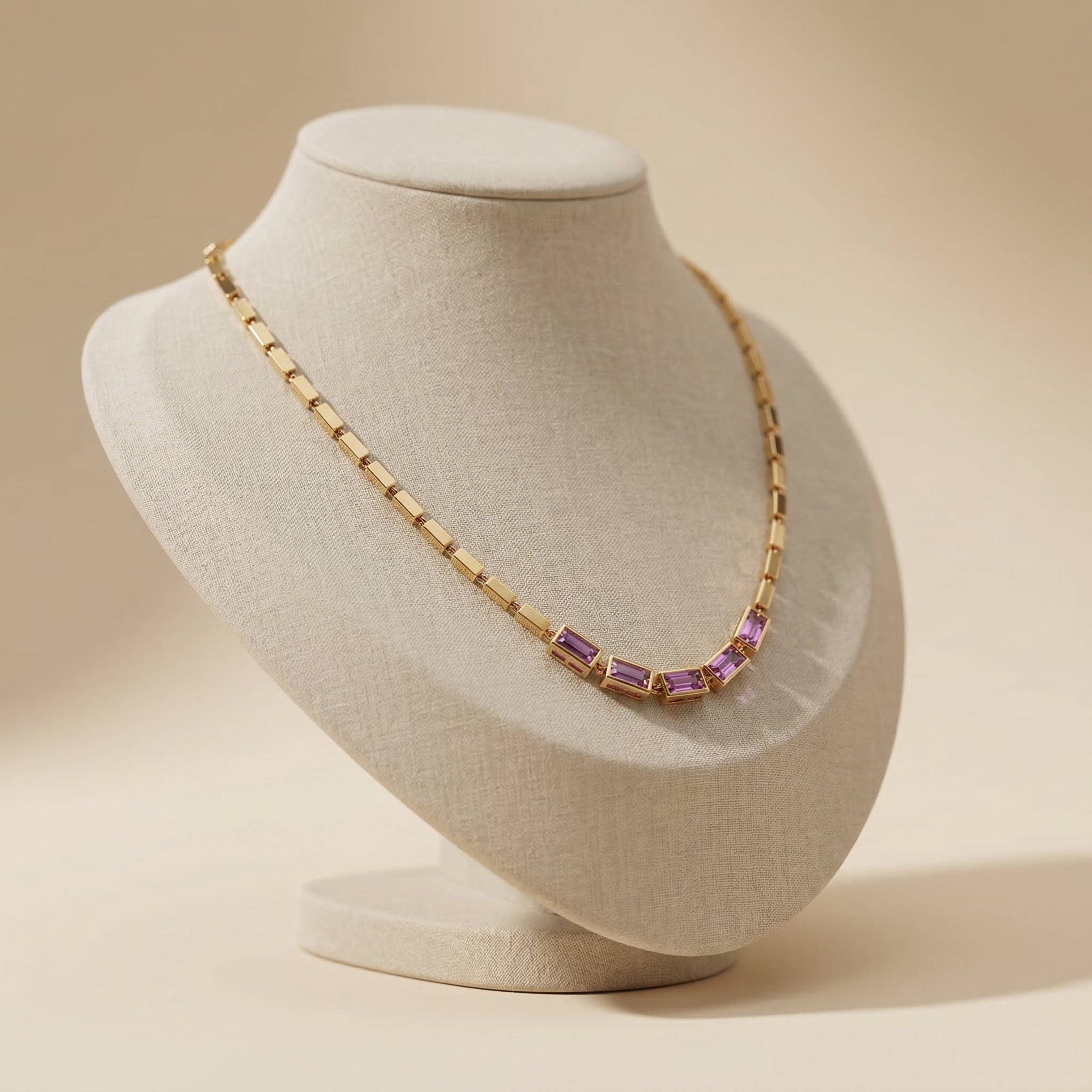Rosalia Pink Sapphire Necklace