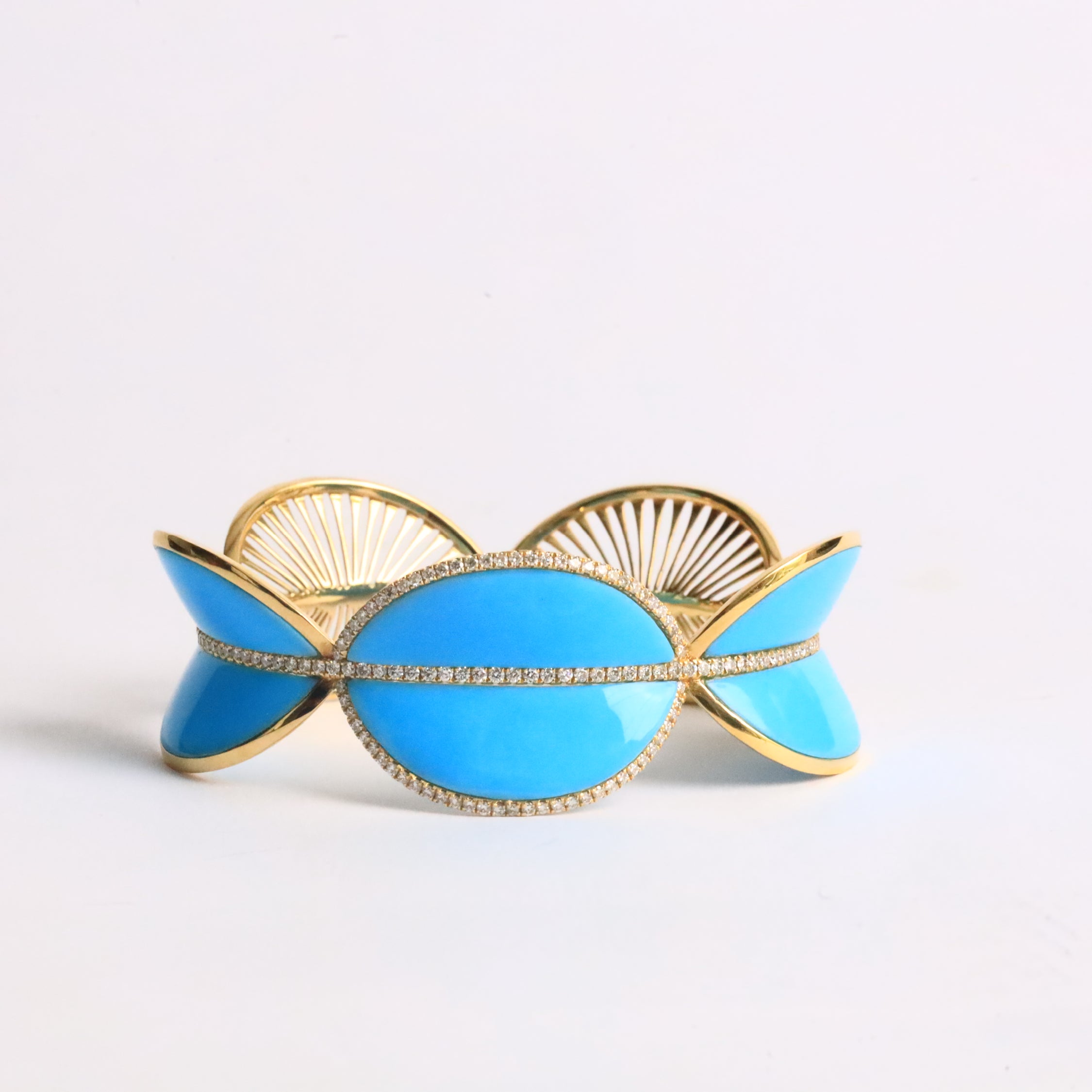 Turquesa Diamond Statement Bangle