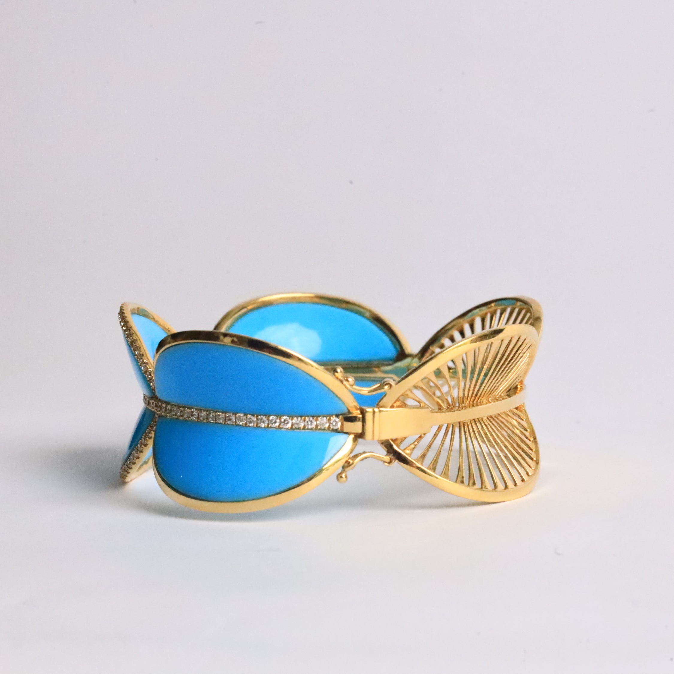 Turquesa Diamond Statement Bangle