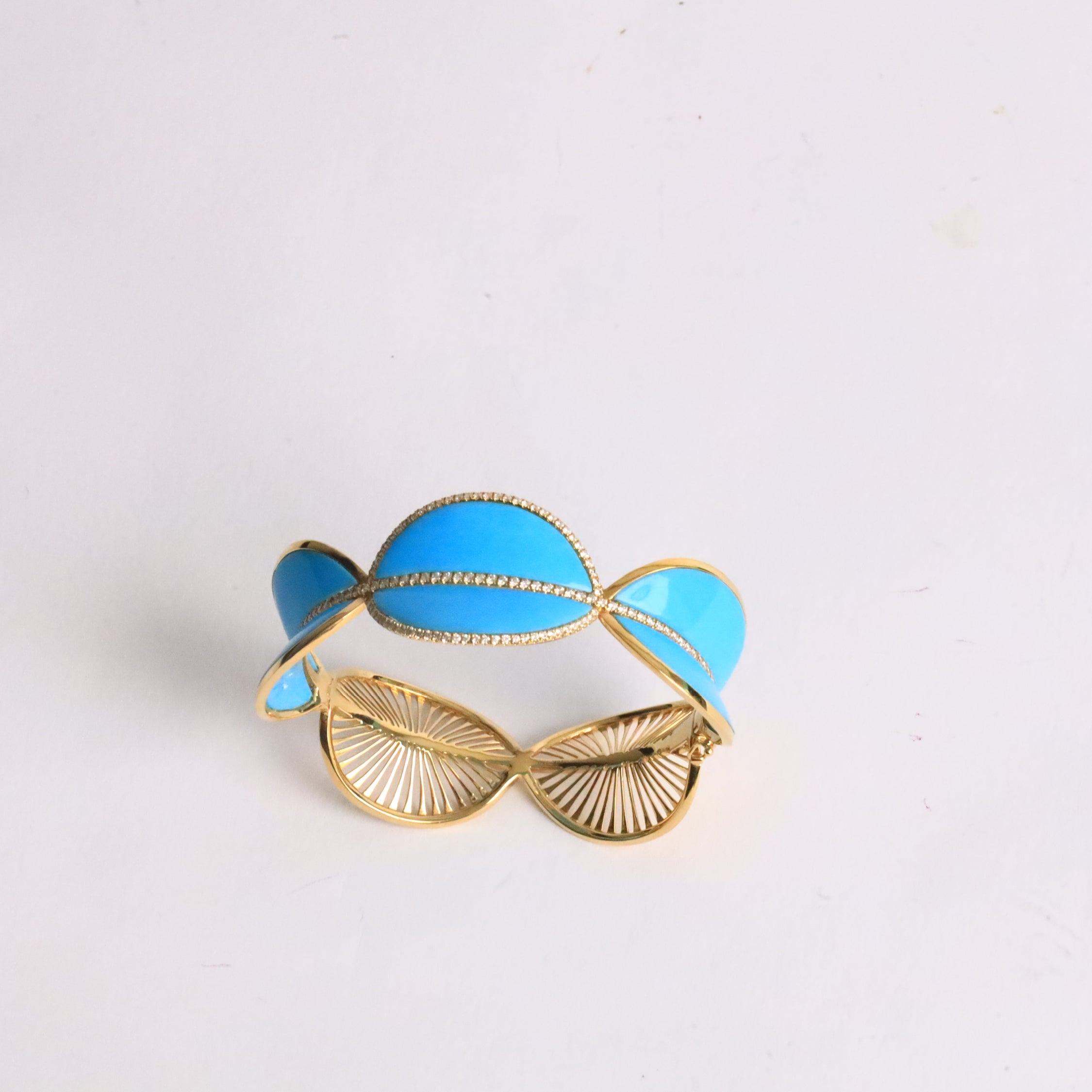 Turquesa Diamond Statement Bangle