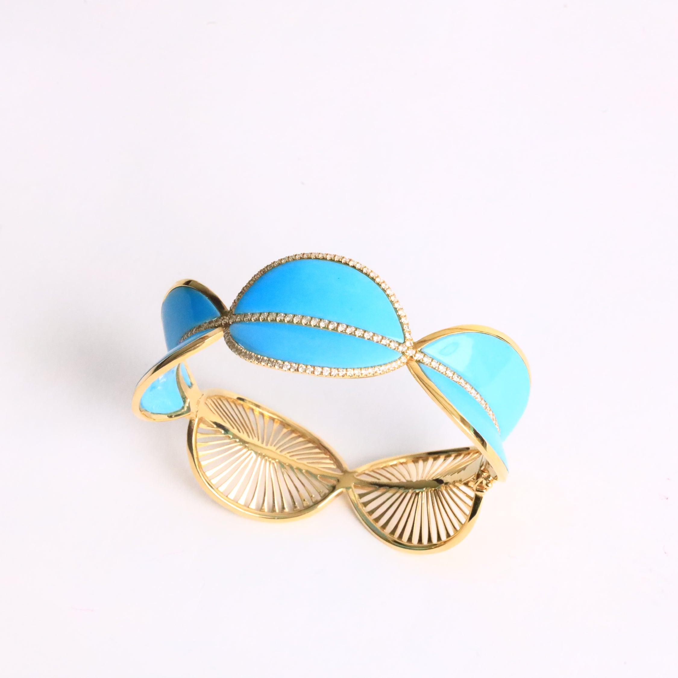 Turquesa Diamond Statement Bangle