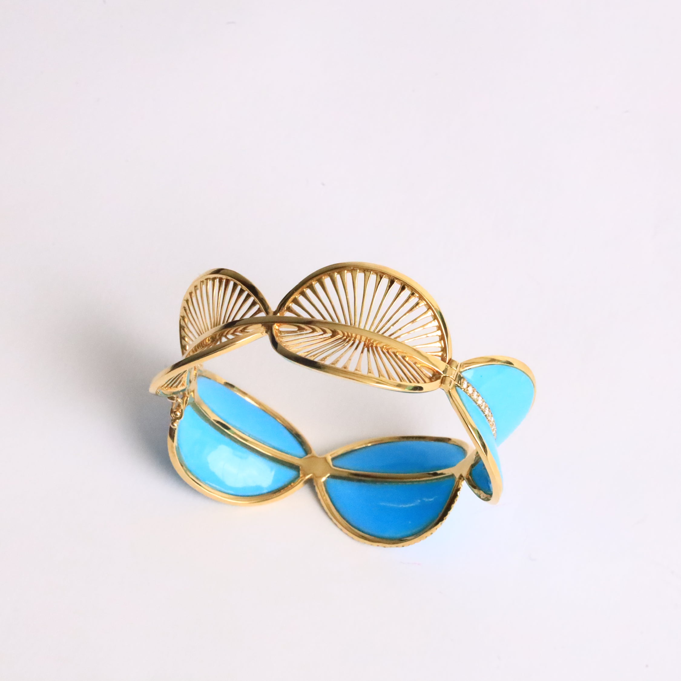 Turquesa Diamond Statement Bangle