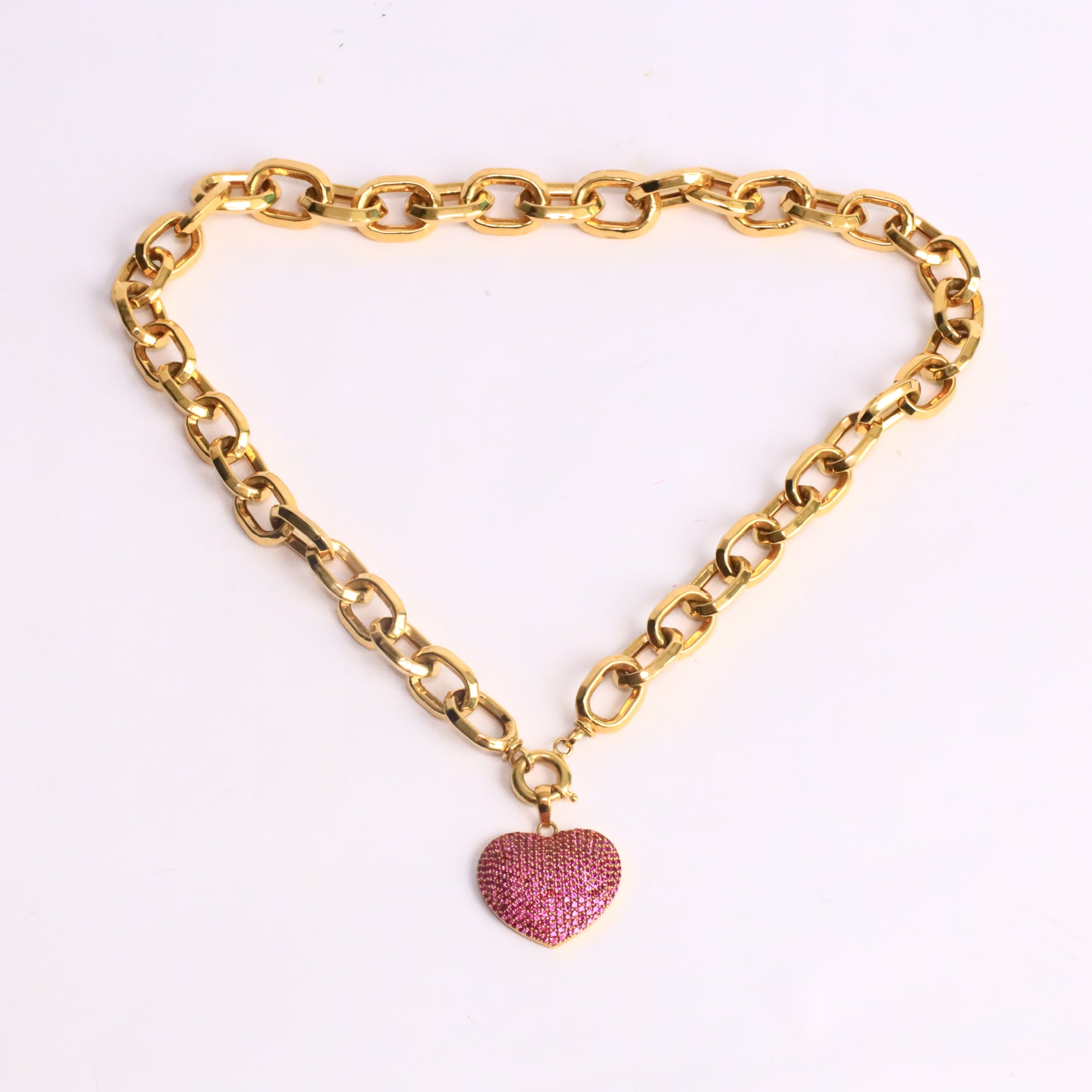 Corazon Ruby Heart Pendant