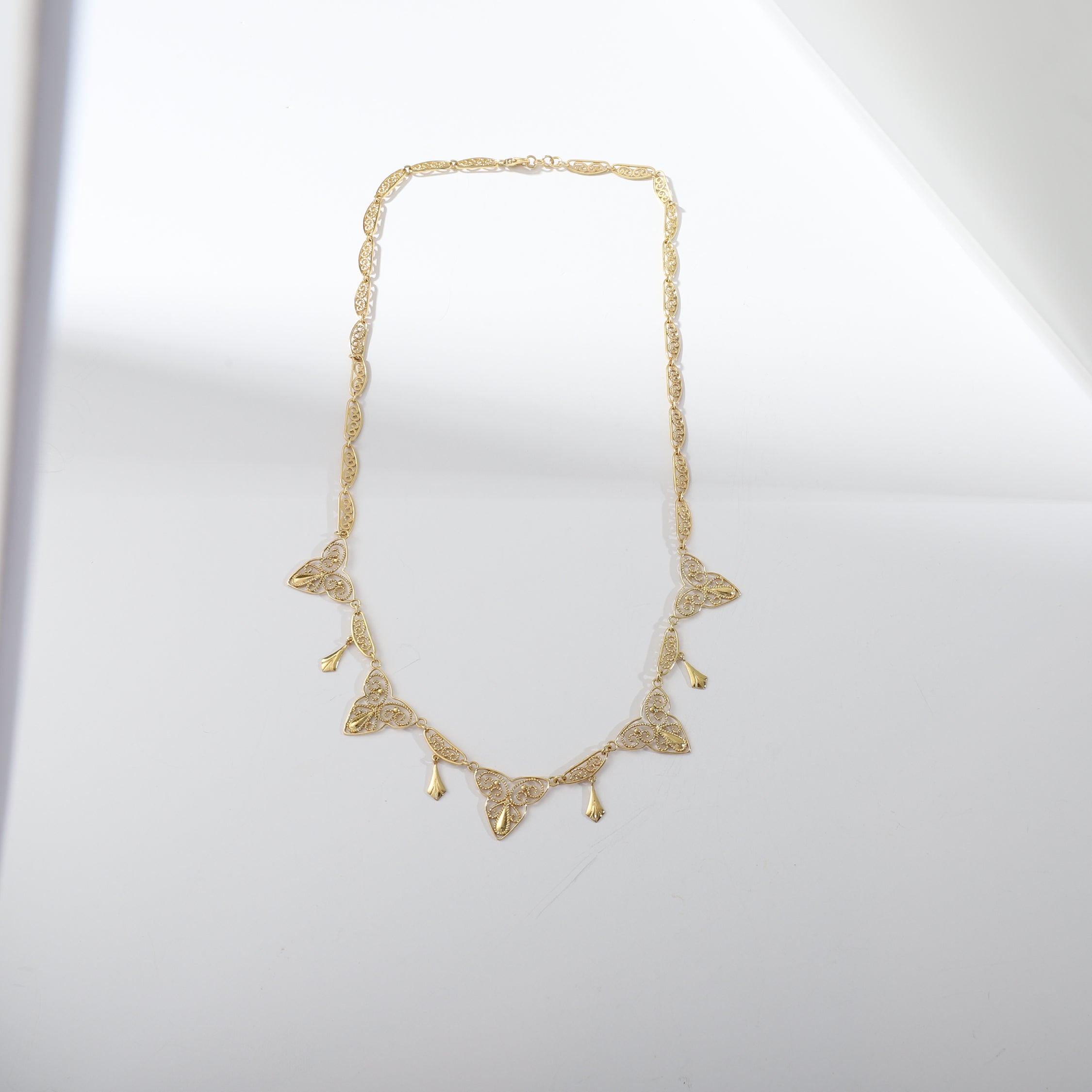 Ornella Drop Gold Necklace