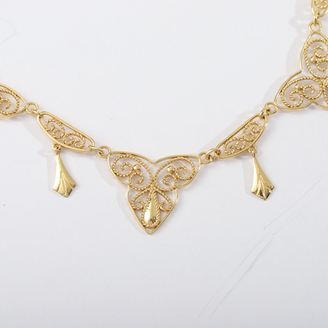 Ornella Drop Gold Necklace