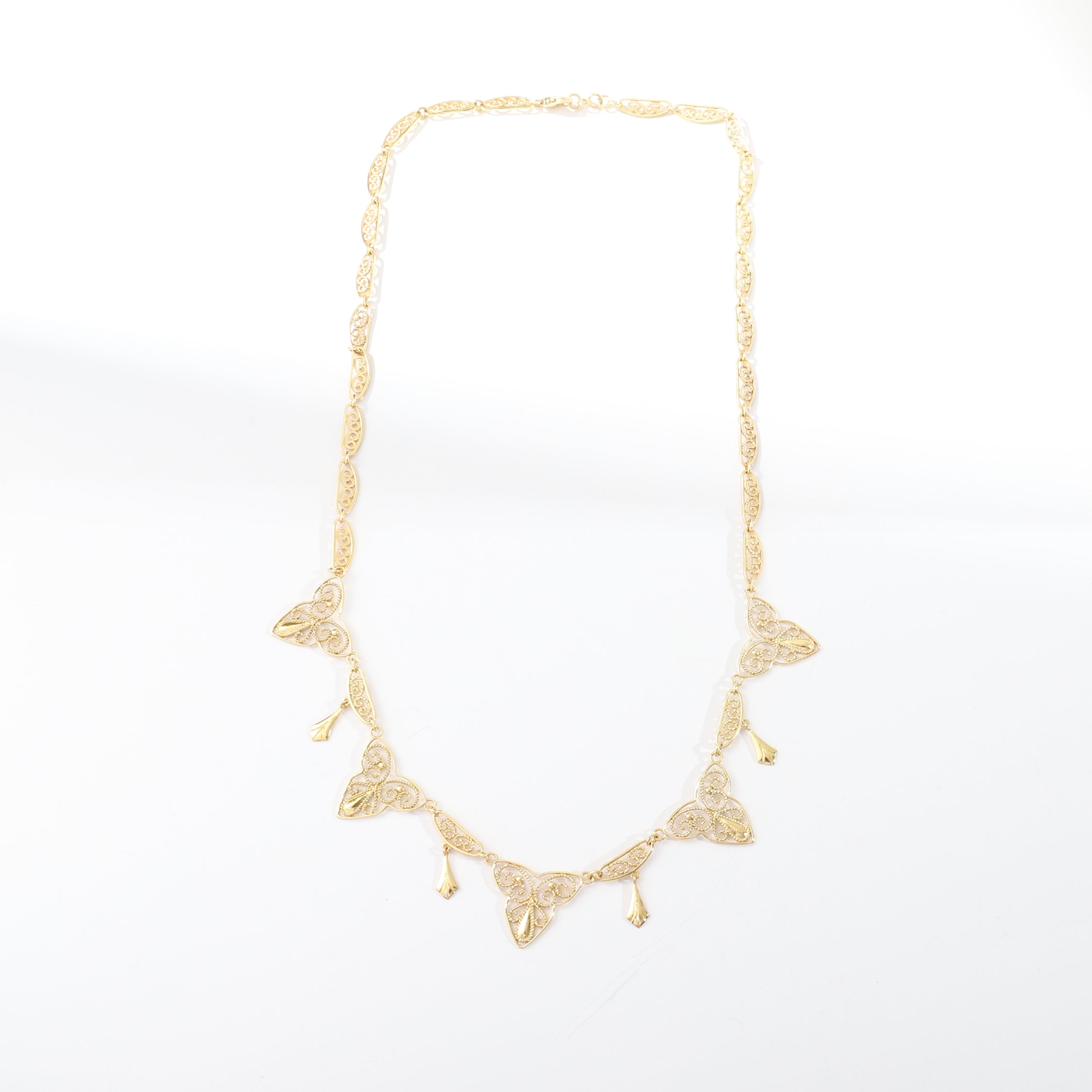 Ornella Drop Gold Necklace