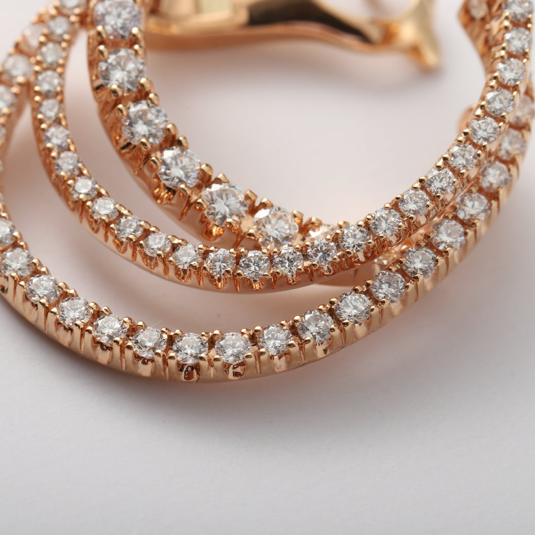 Aurelia Diamond Hoop Earrings