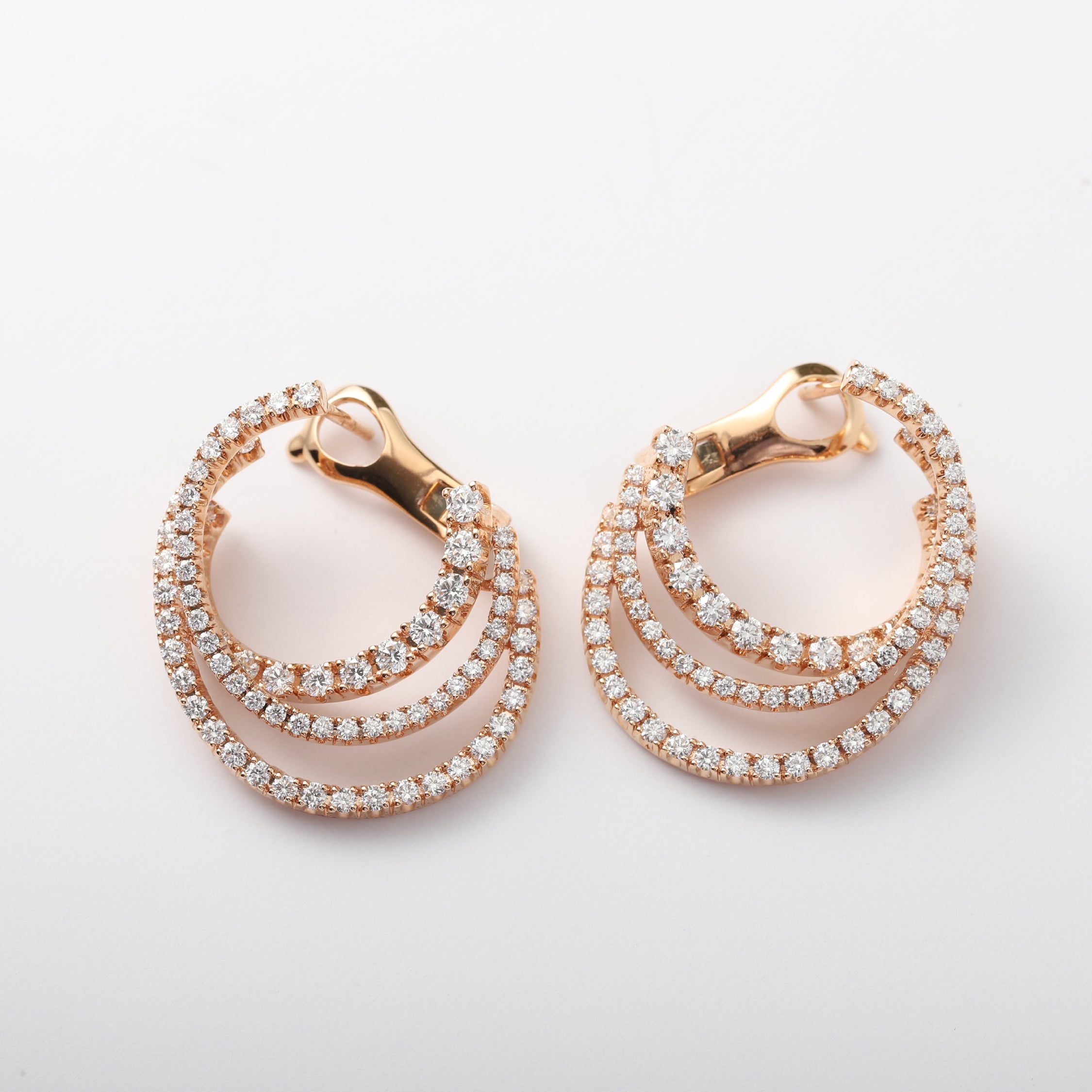 Aurelia Diamond Hoop Earrings