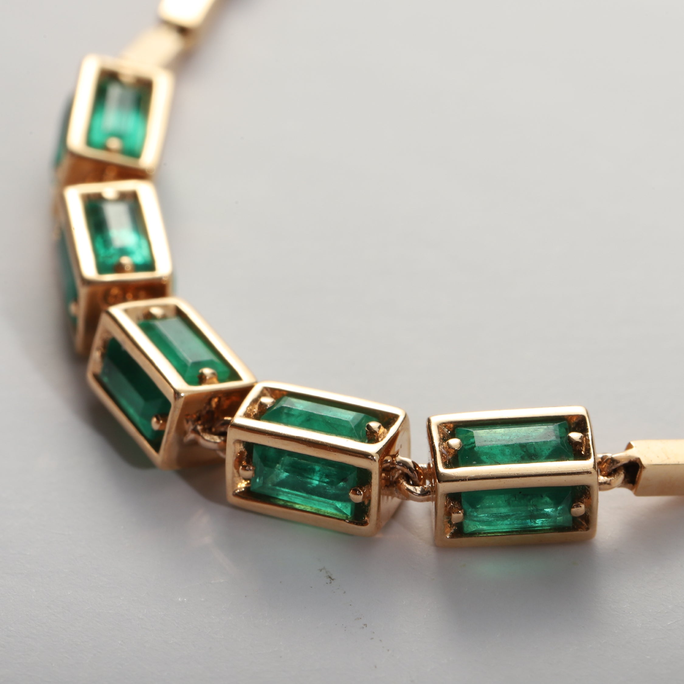 Verdantia Emerald Link Bracelet