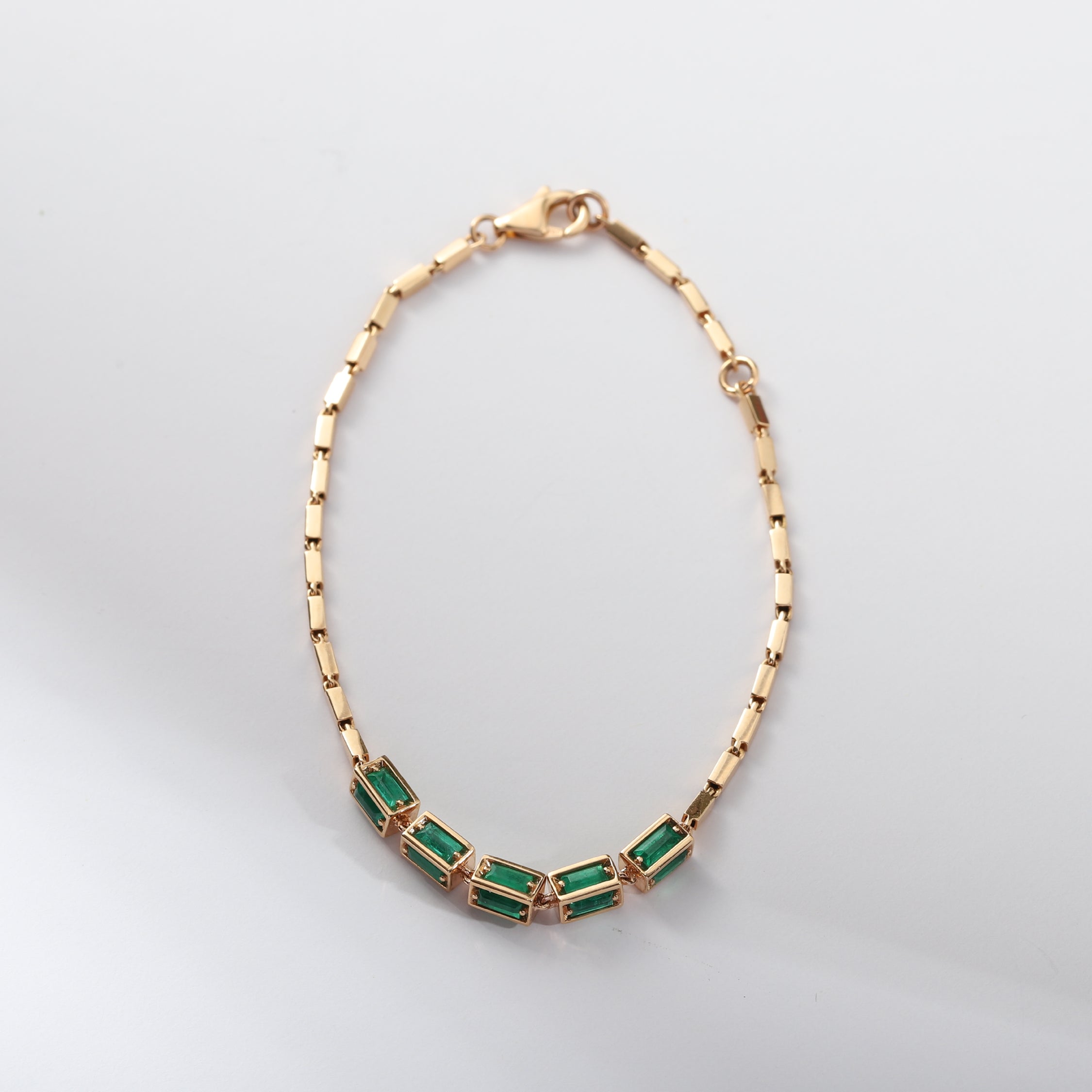 Verdantia Emerald Link Bracelet