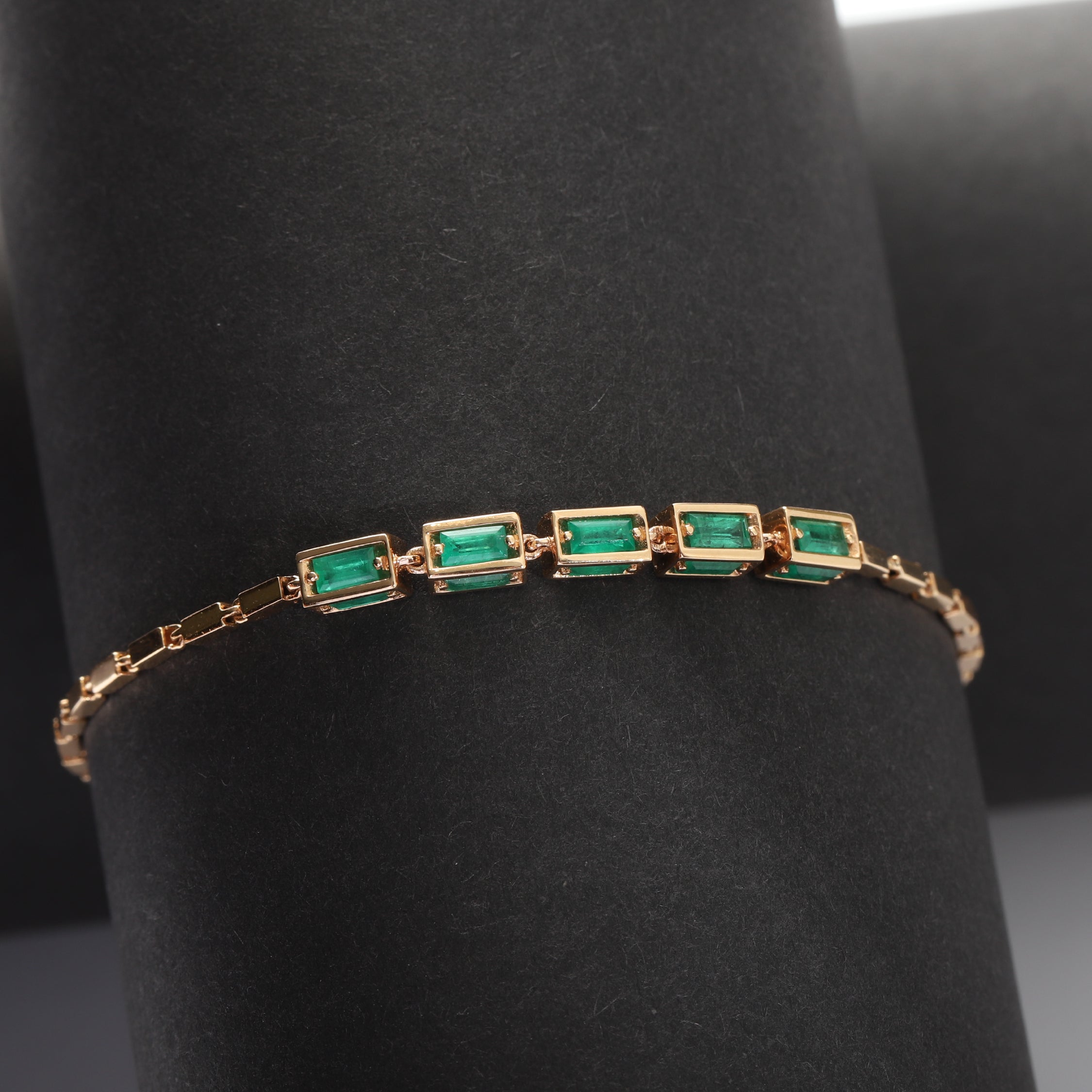 Verdantia Emerald Link Bracelet