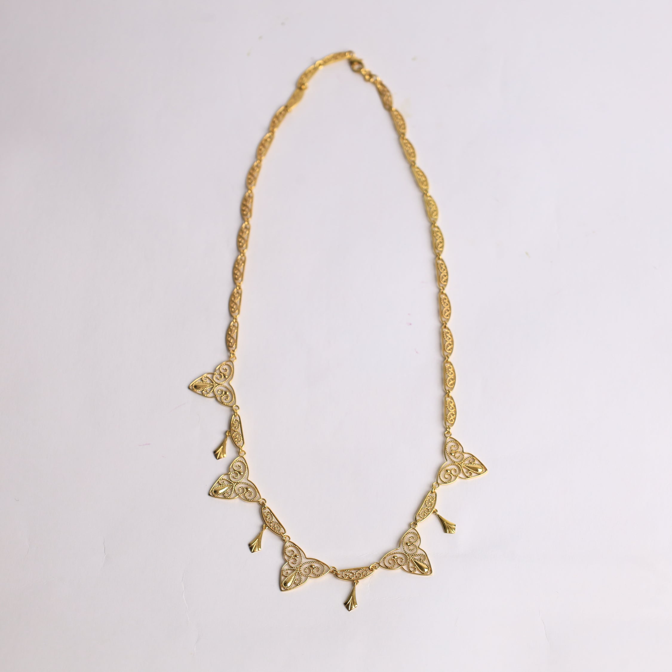Ornella Drop Gold Necklace