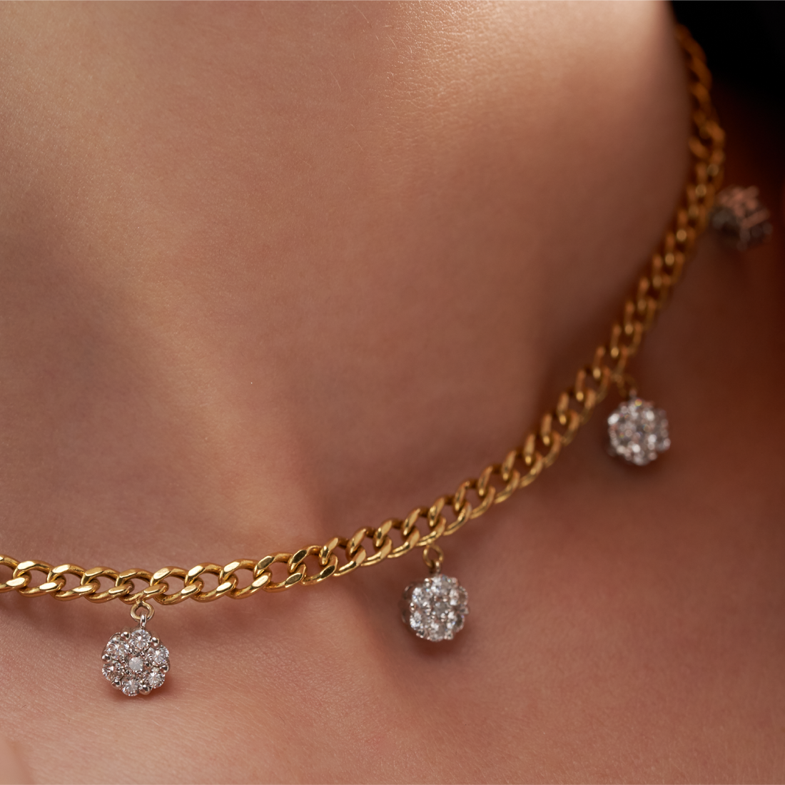Aurelia Diamond Gold Necklace