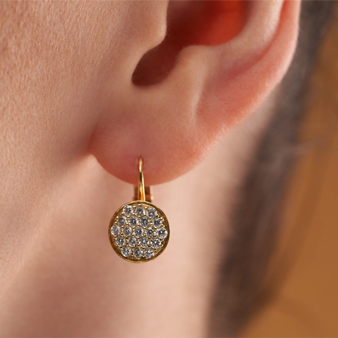 Aurelia Diamond Gold Earrings