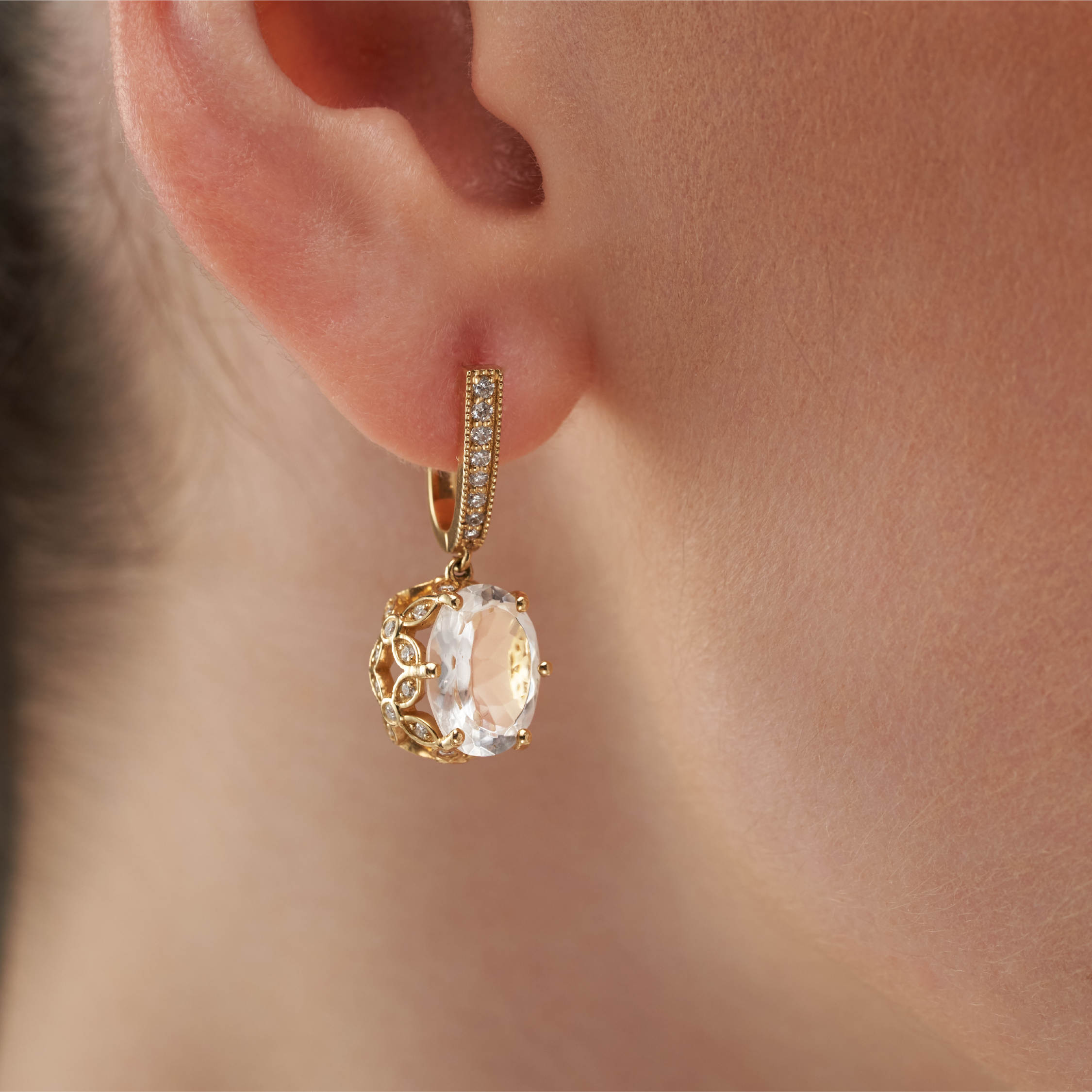 Aurelian Diamond Drop Earrings