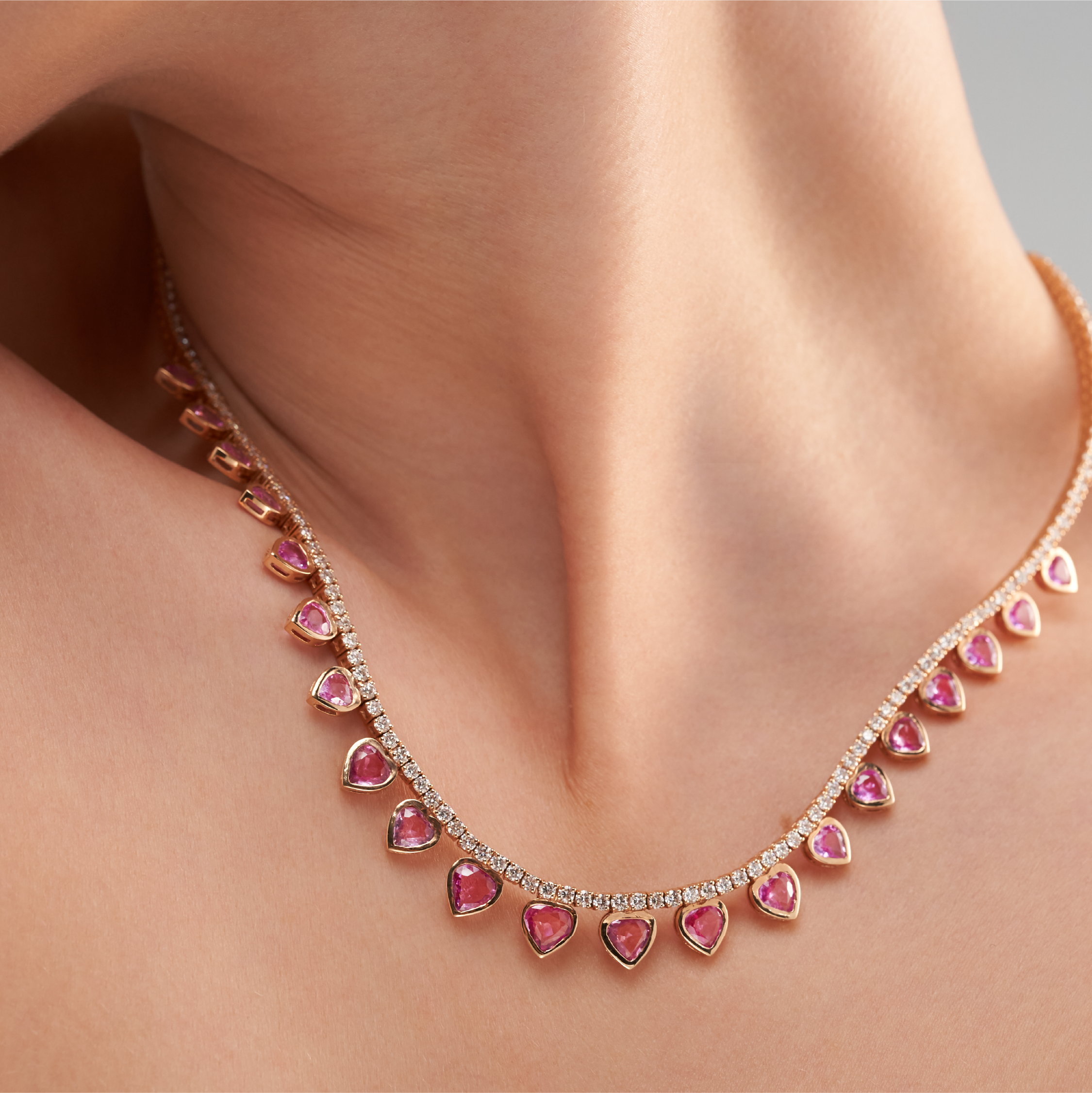 Celestia Diamond Statement Necklace
