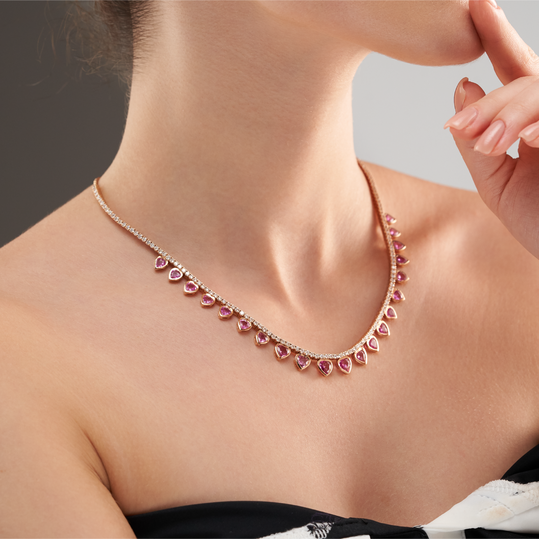 Celestia Diamond Statement Necklace