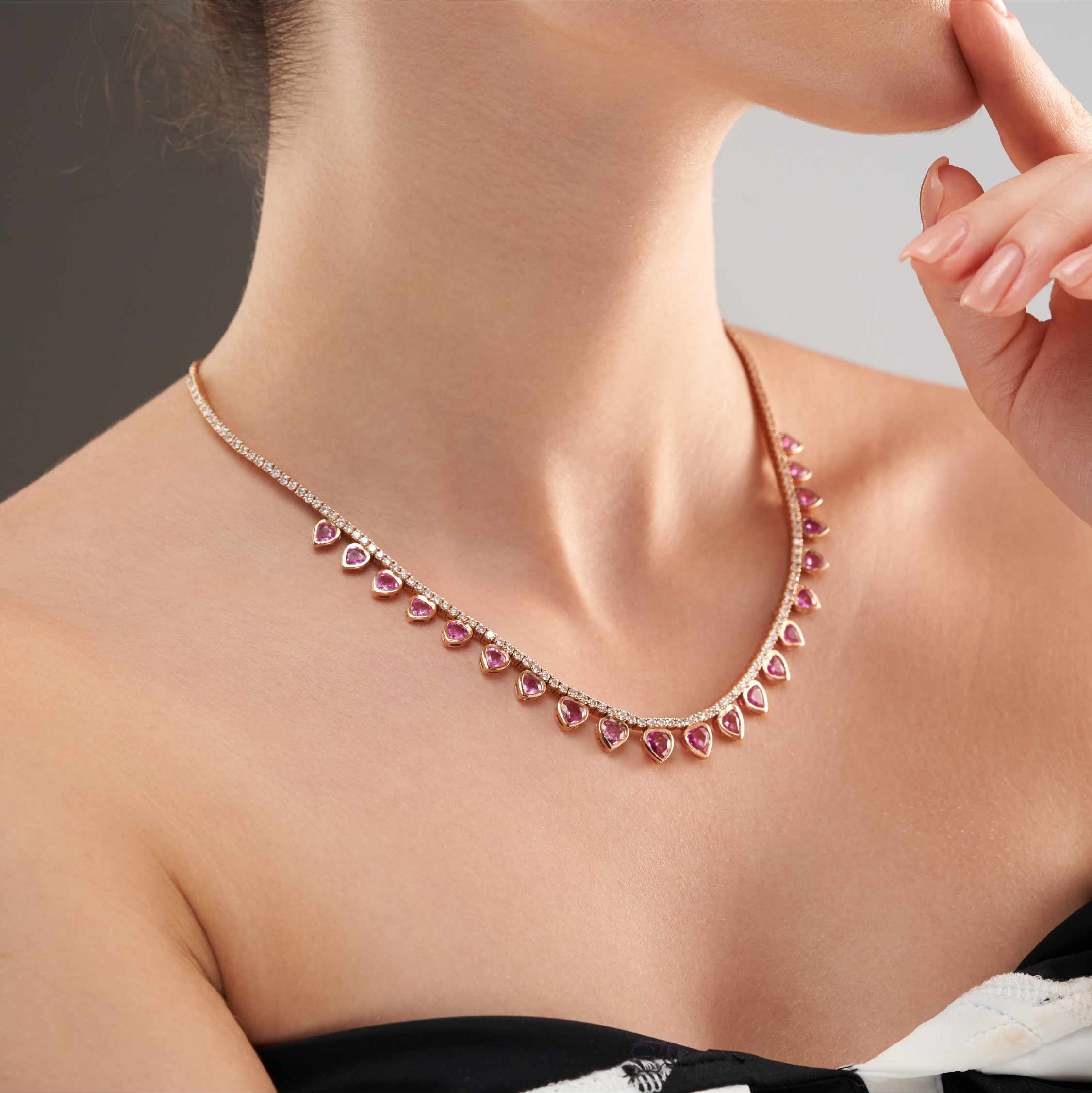 Celestia Diamond Statement Necklace