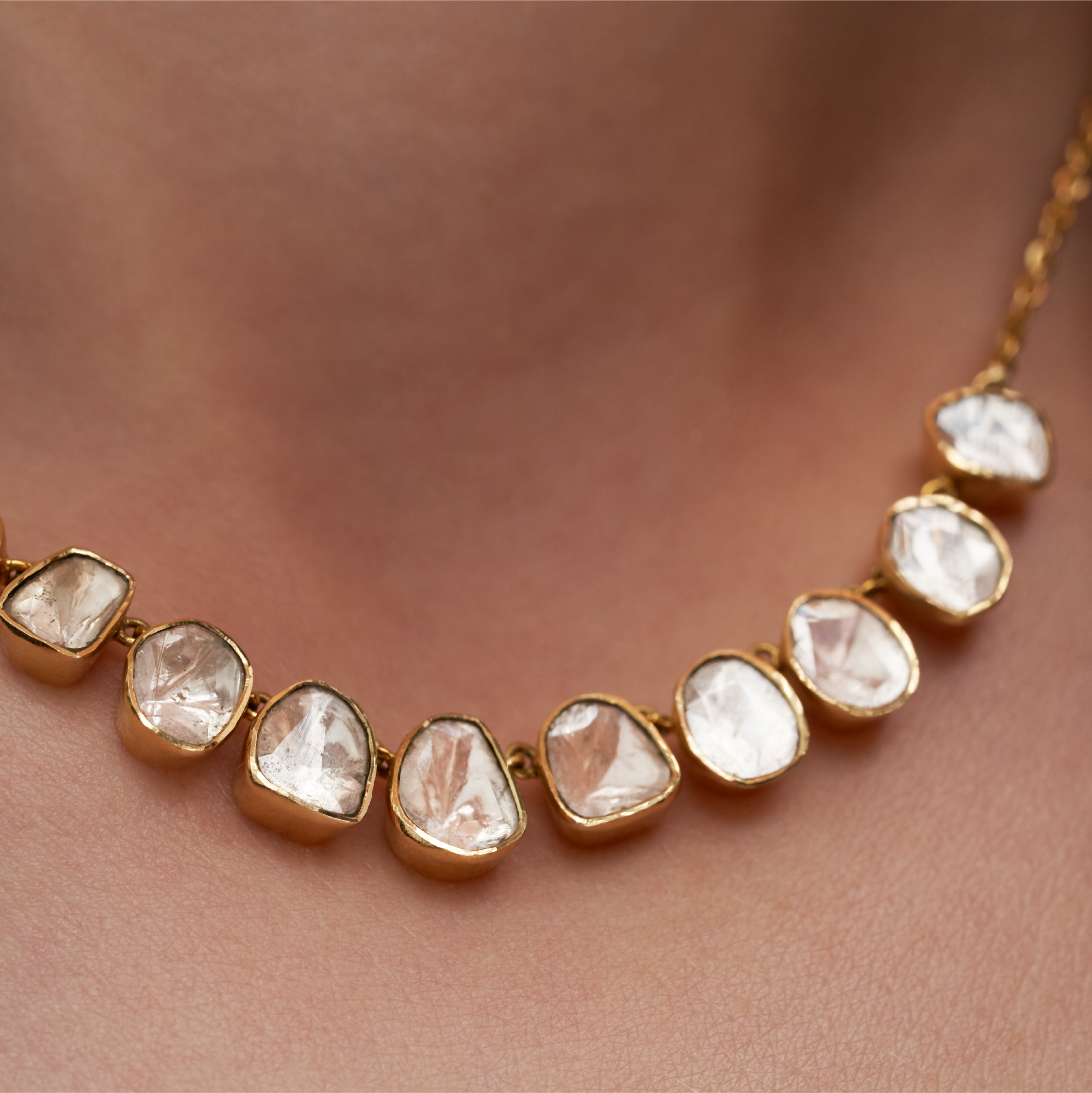 Serena Natural Stone Necklace