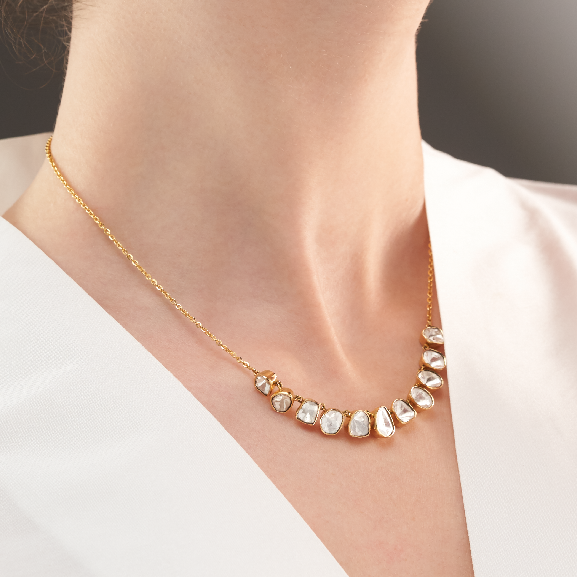Serena Natural Stone Necklace