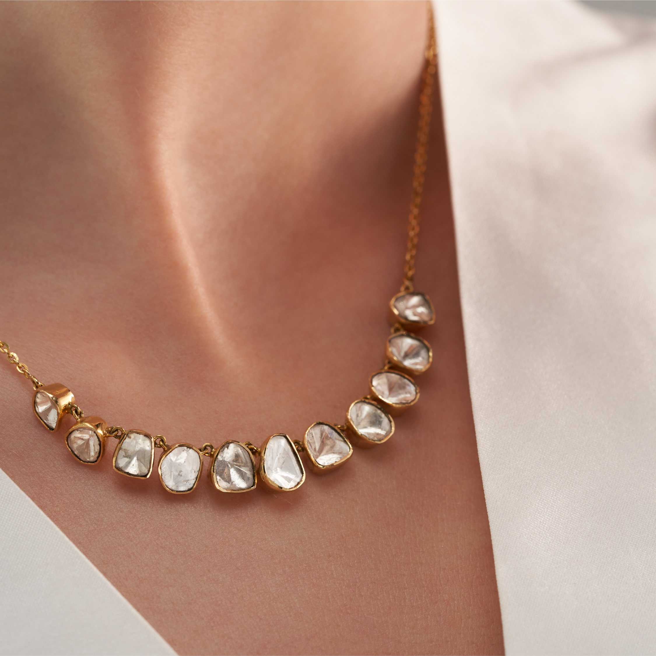 Serena Natural Stone Necklace