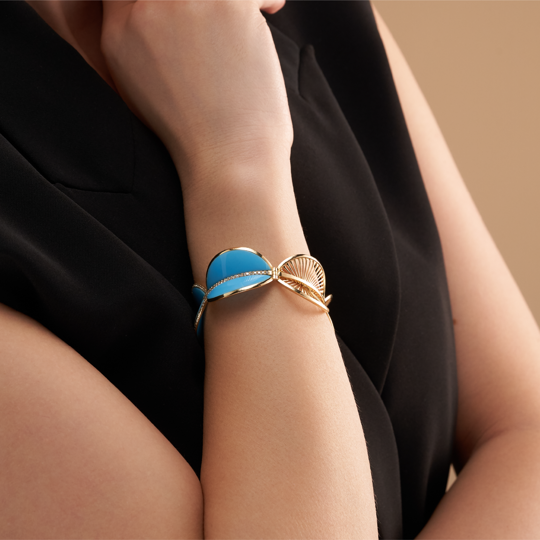 Turquesa Diamond Statement Bangle