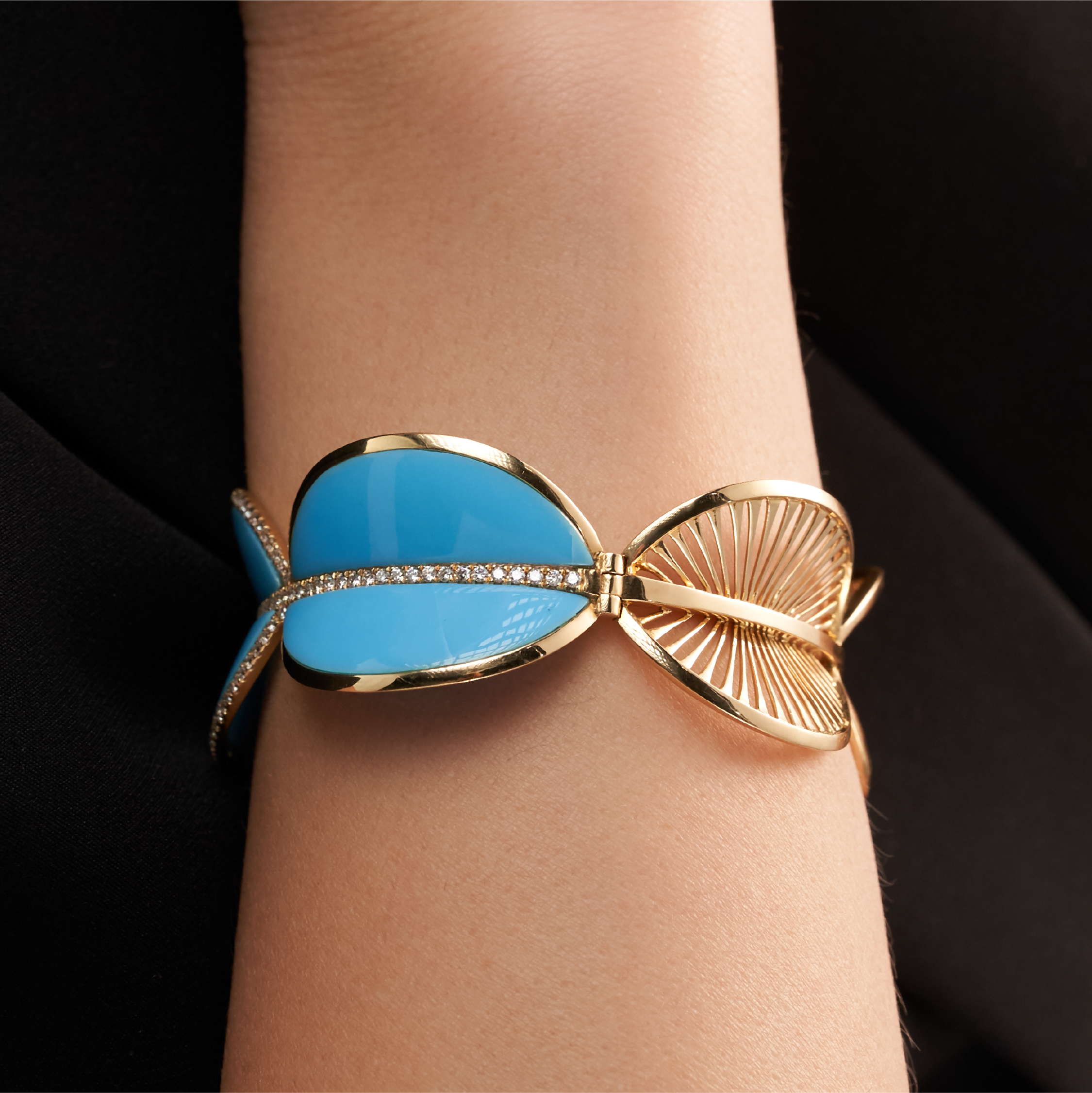 Turquesa Diamond Statement Bangle